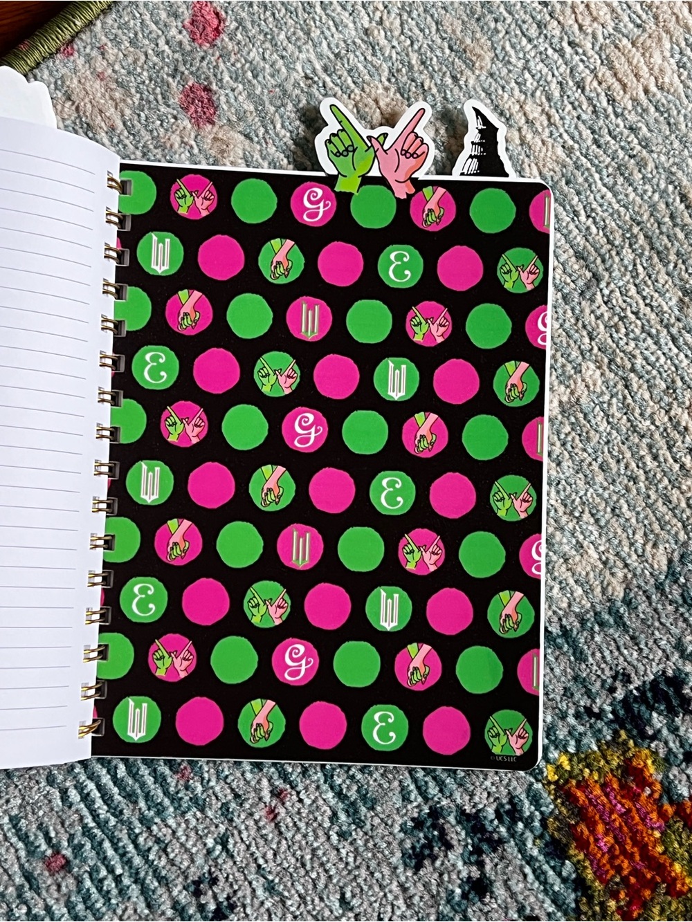 Elphaba Green Witch Spiral Notebook - Picture 3 of 6